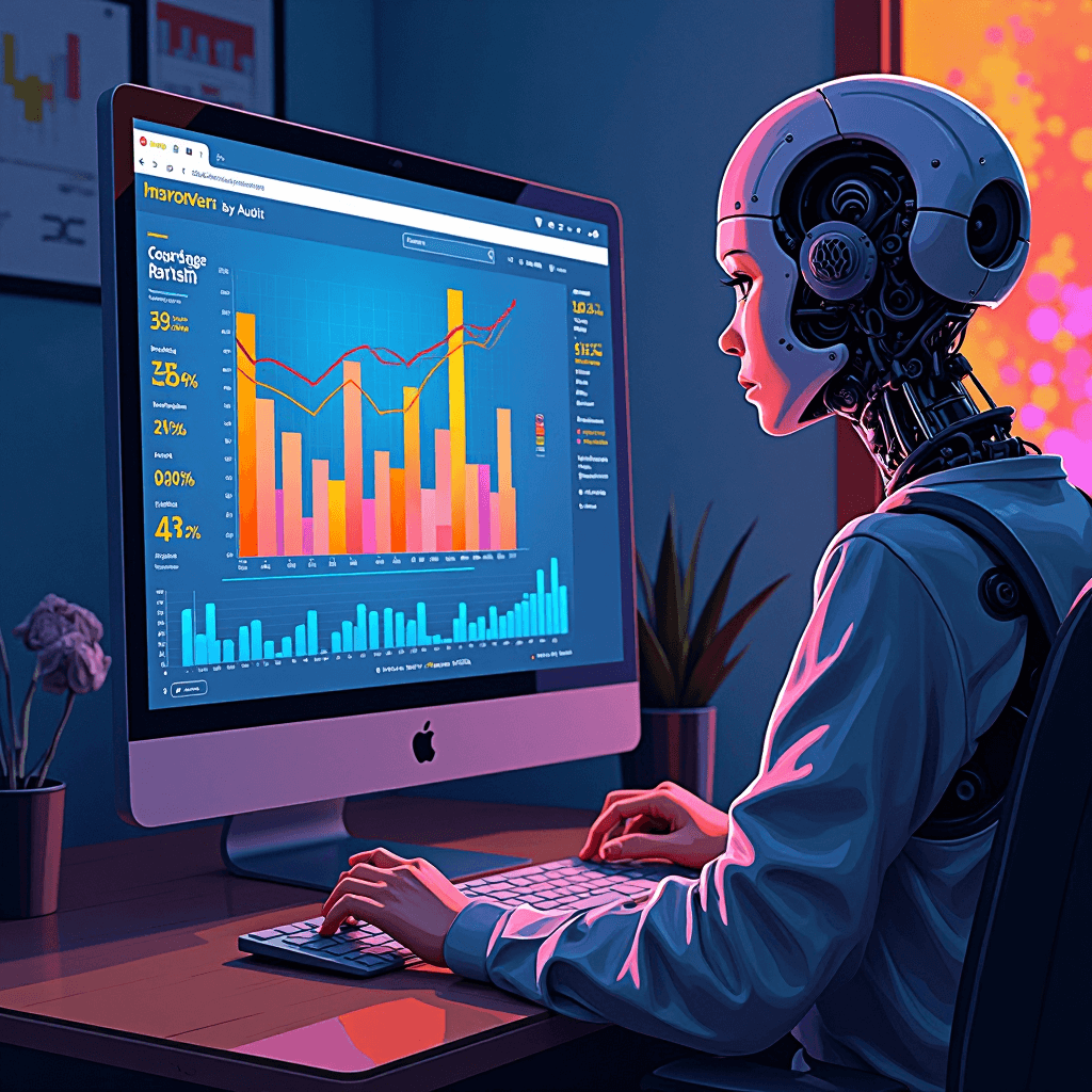 AI Tracking Audit Illustration