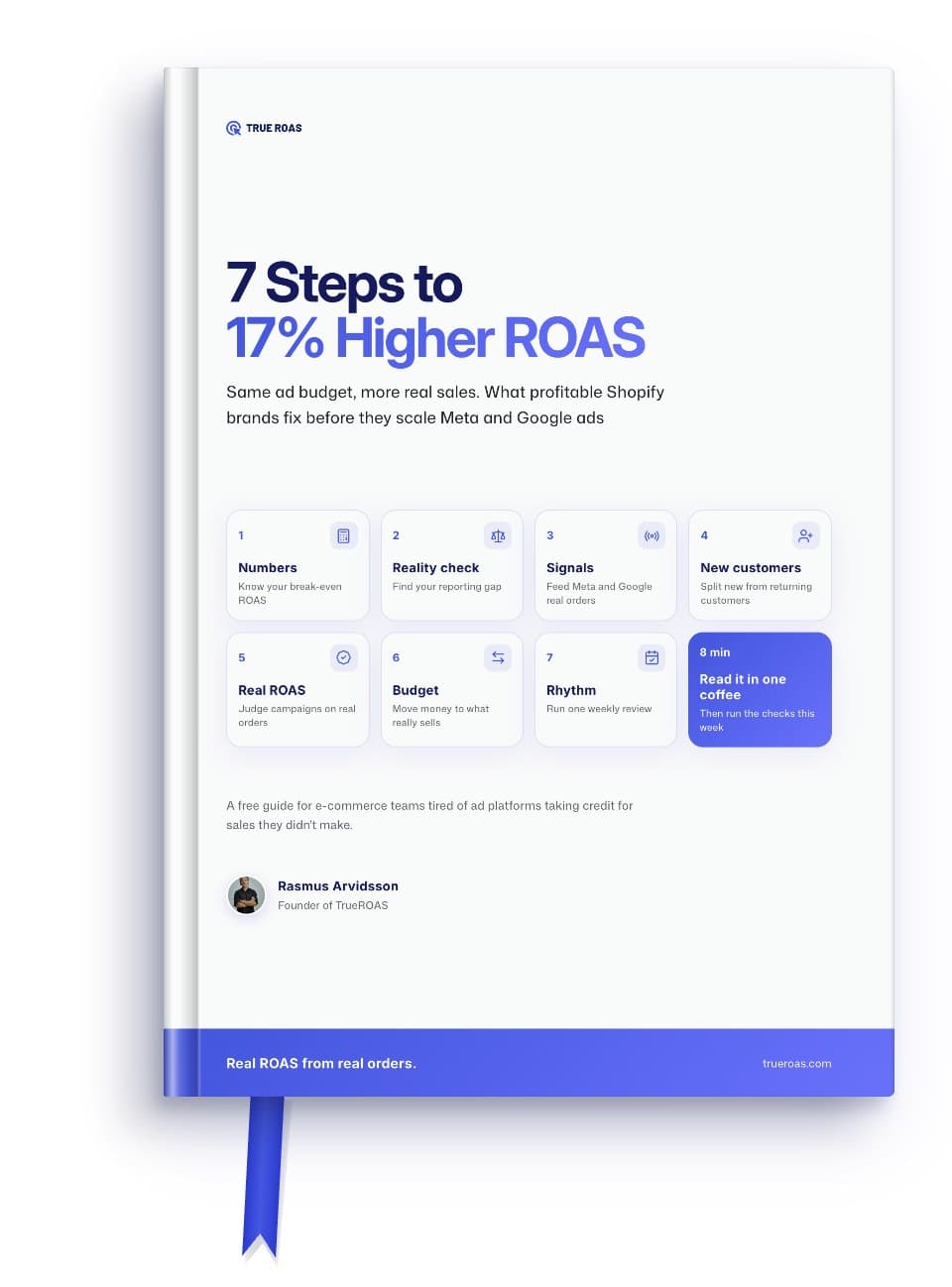 7 Steps to 17% Higher ROAS guide cover