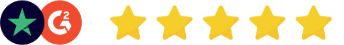 5 star rating badge